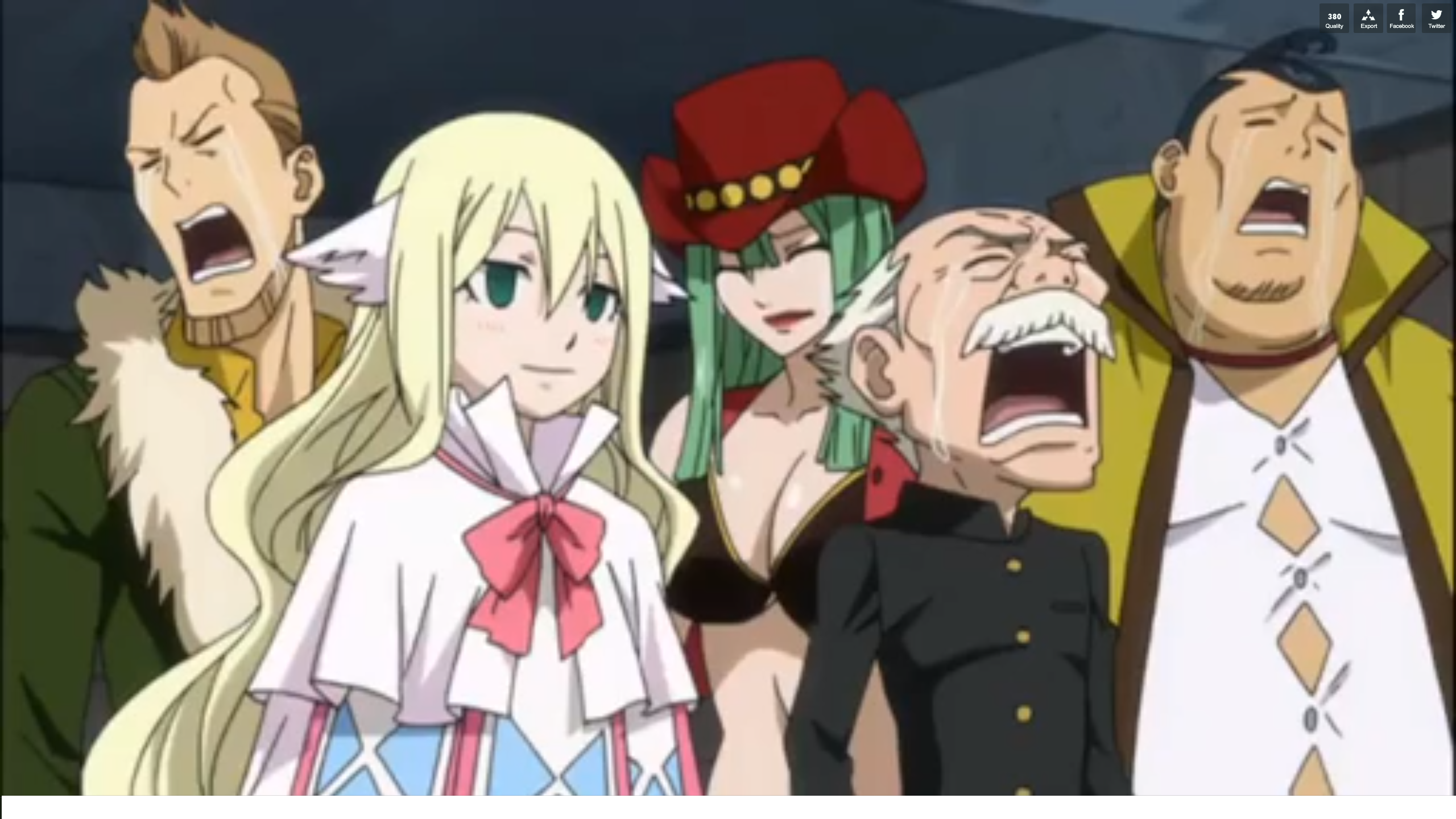 The Crying after Natsu's speech