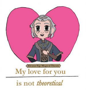 Professor Fig Valentine's Day Chibi