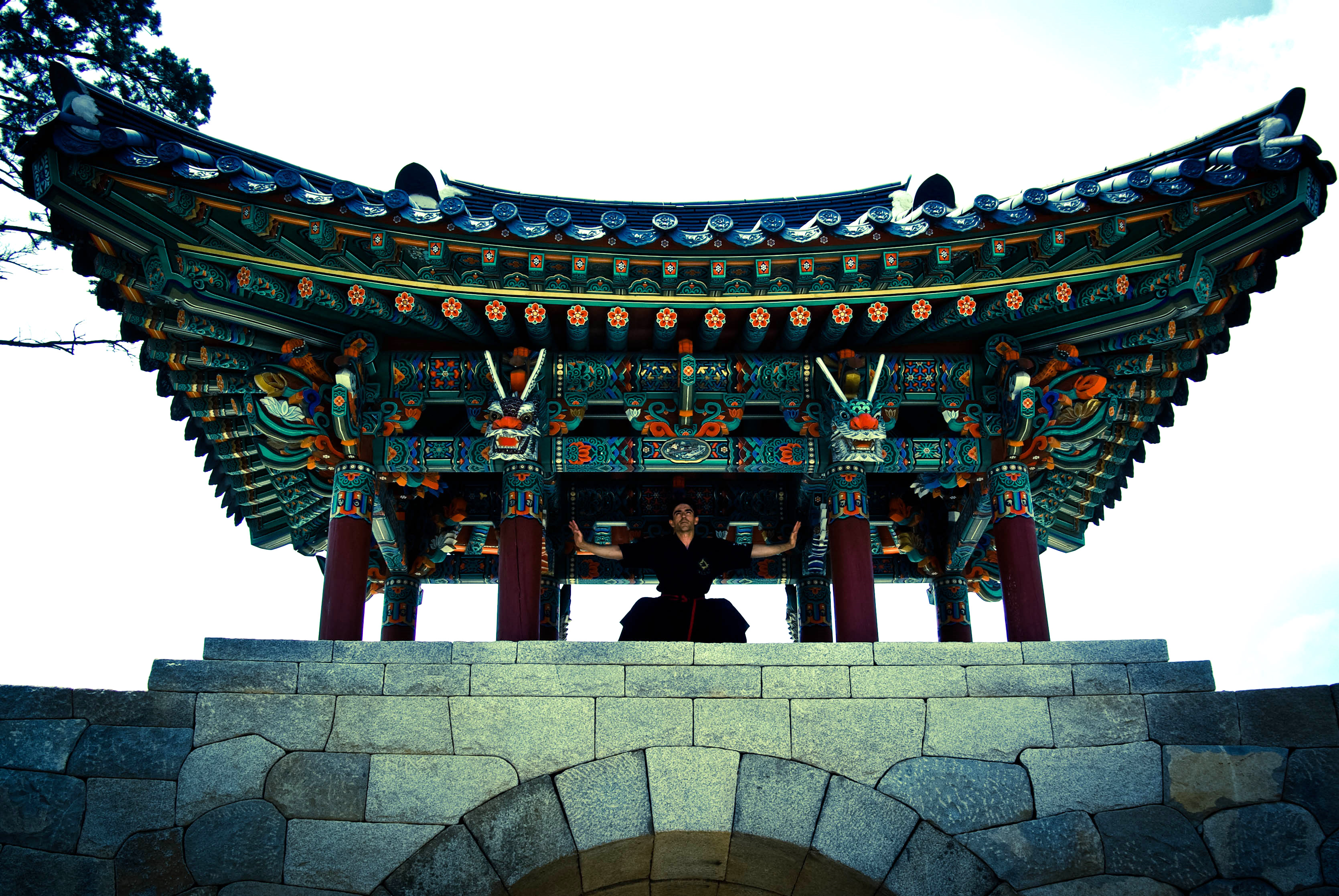 Korean Temple Gate