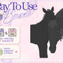 P2U Mare and Foal Portrait Greyscale Base