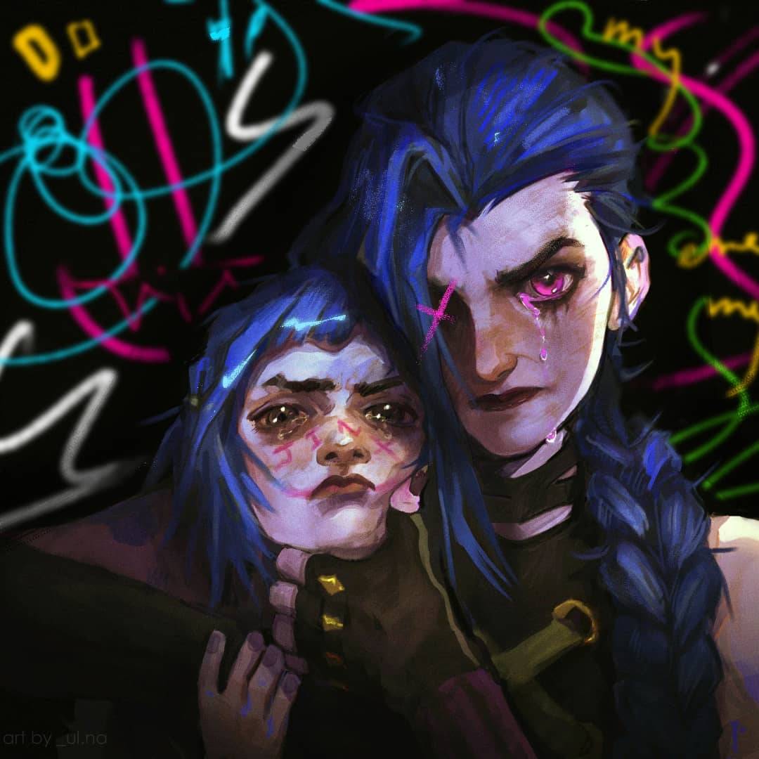 powder JINX by ul1na on DeviantArt