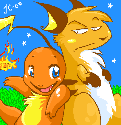 Charmander and Raichu