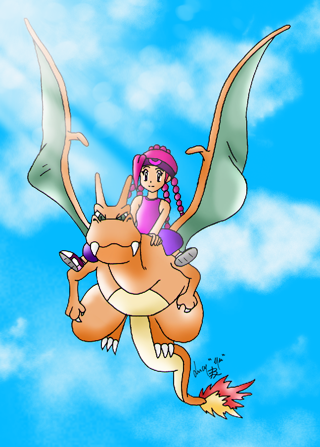 Charizard Ride Base Deviantart Riding Beta Charizard - Art Trade by Seiryu6 on DeviantArt
