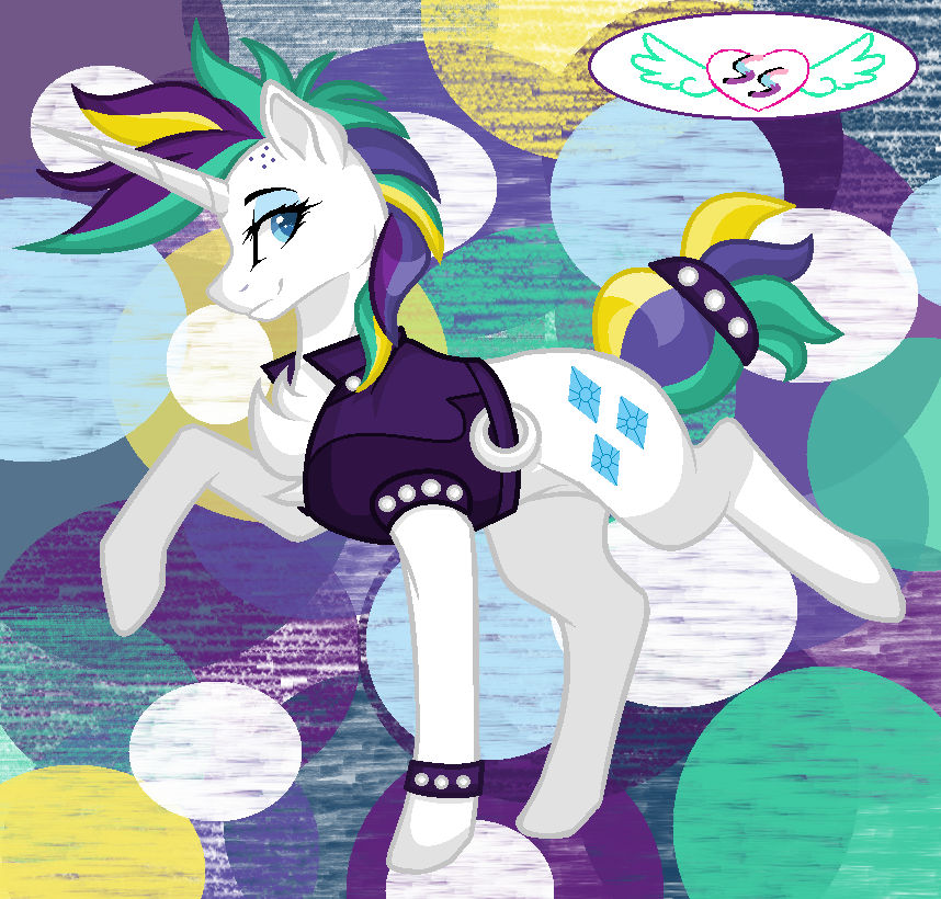 Punk Rarity Screencap (Fanart) Punk Rarity by SeraphimStardust on DeviantArt