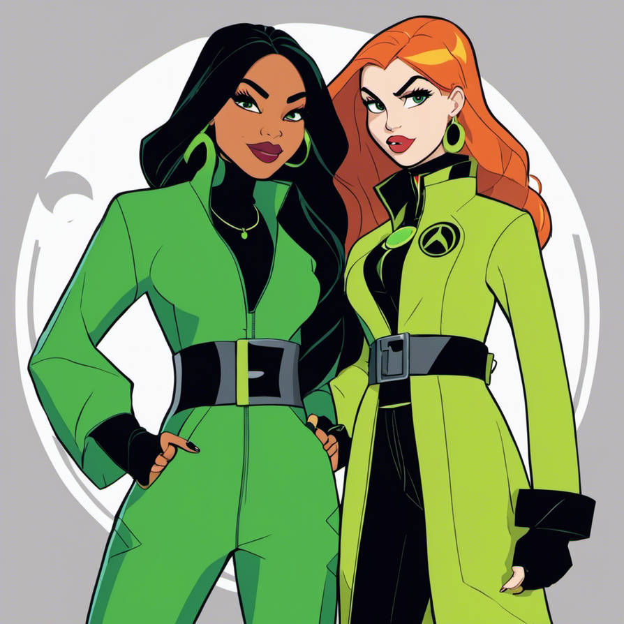 Kim Possible and Monique Go Goh by A113rtist on DeviantArt