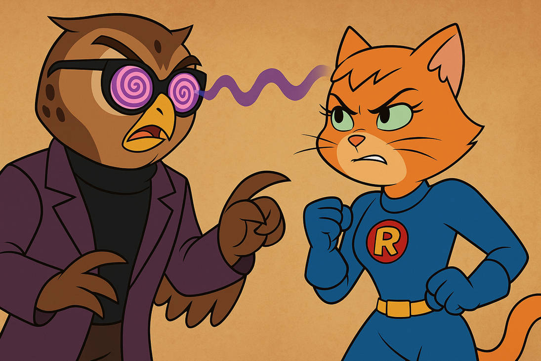 Danger Rangers Kitty Vs Dr Pillowl by A113rtist on DeviantArt