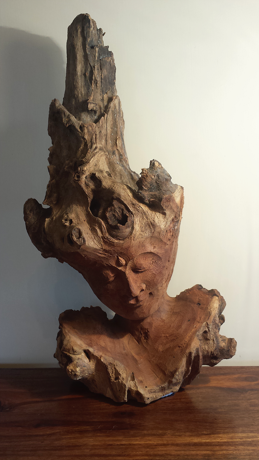 Hand Carved Drift Wood Carving Sculpture