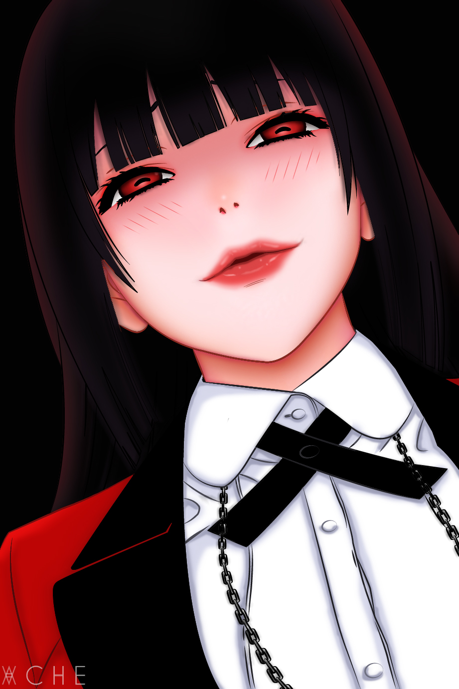 Yumeko Jabami 12 By Ache Art On Deviantart