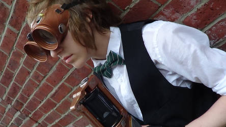 Steampunk Cosplay: Goggles on