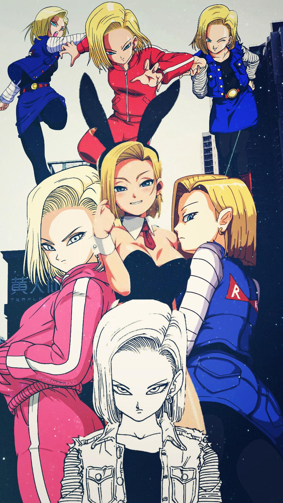 Anroid18 Android 18 EDIT by KarlaValdivia30 on DeviantArt