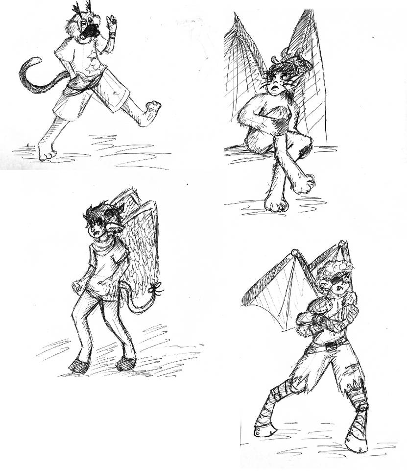 Anthros by KKsis on DeviantArt