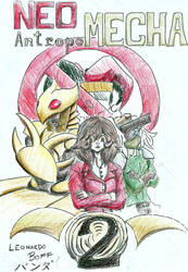 Neo Antropomecha Book 2 Cover Art by LennyB8000