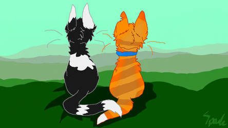 Talltail And Jake Drawing (Warrior Cats)