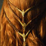 Viking Shieldmaiden Celtic Braid Costume Wig Back