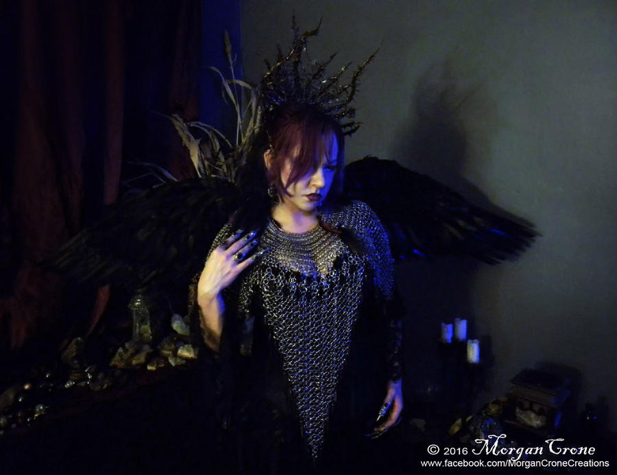 Queen of the Corvids Costume 4 by MorganCrone