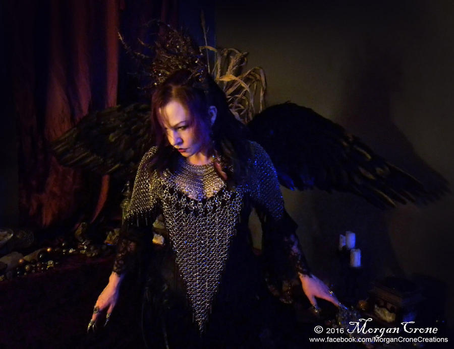 Queen of the Corvids Costume 7 by MorganCrone