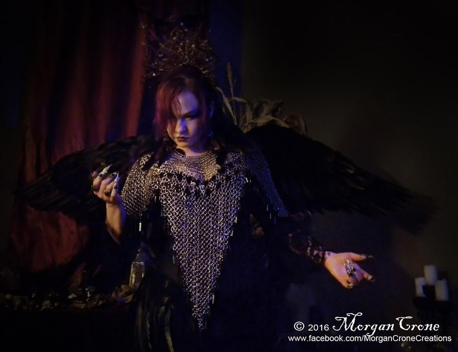 Queen of the Corvids Costume 10 by MorganCrone