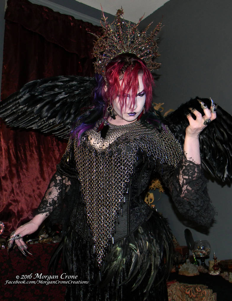 Queen of the Corvids Costume 11 by MorganCrone