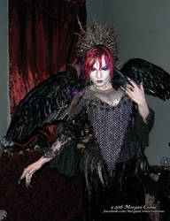 Queen of the Corvids Costume 14