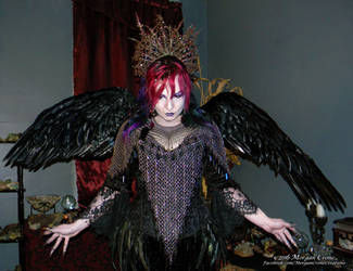 Queen of the Corvids Costume 15