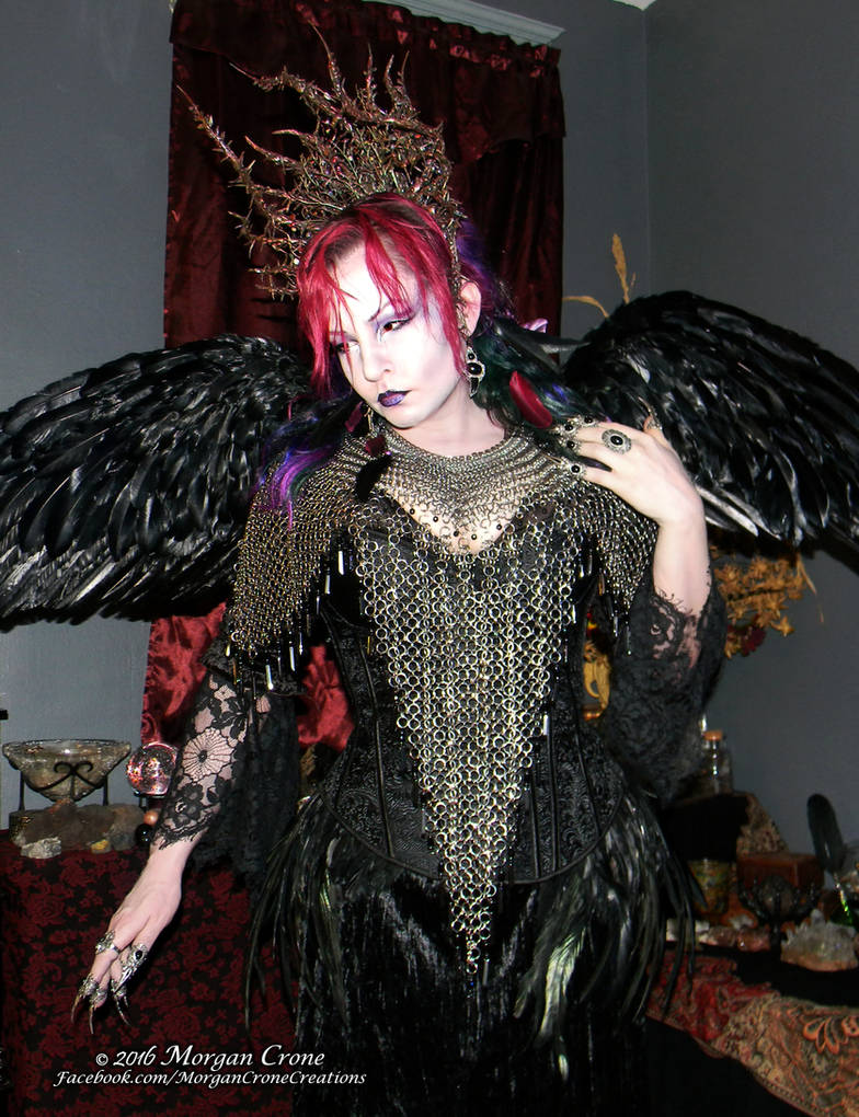 Queen of the Corvids Costume 16 by MorganCrone