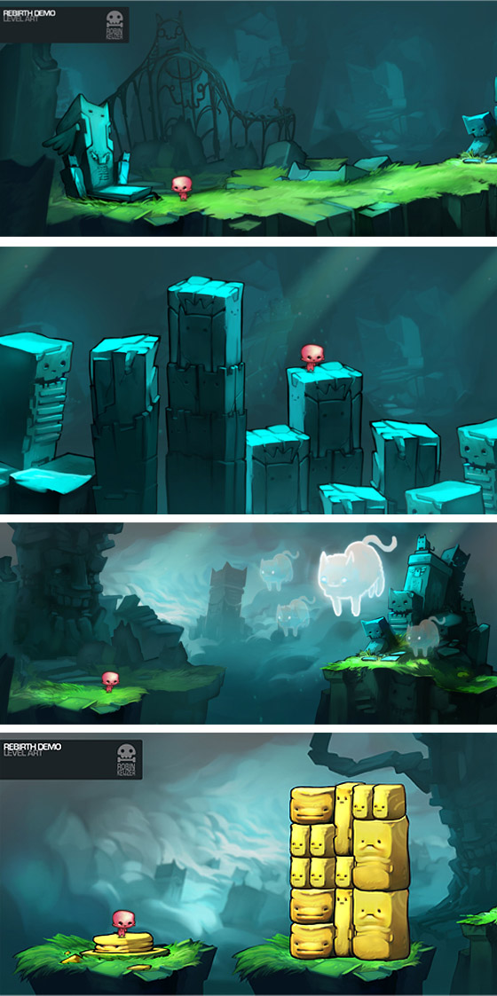 Rebirth background designs by RobinKeijzer