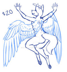 Winged YCH Sold