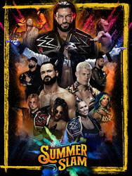 Summerslam 2022 fantasy poster