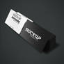 Freebie Business Card 2 Stacks Mockup