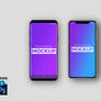 Free iPhone X and Galaxy S9 Mock Ups
