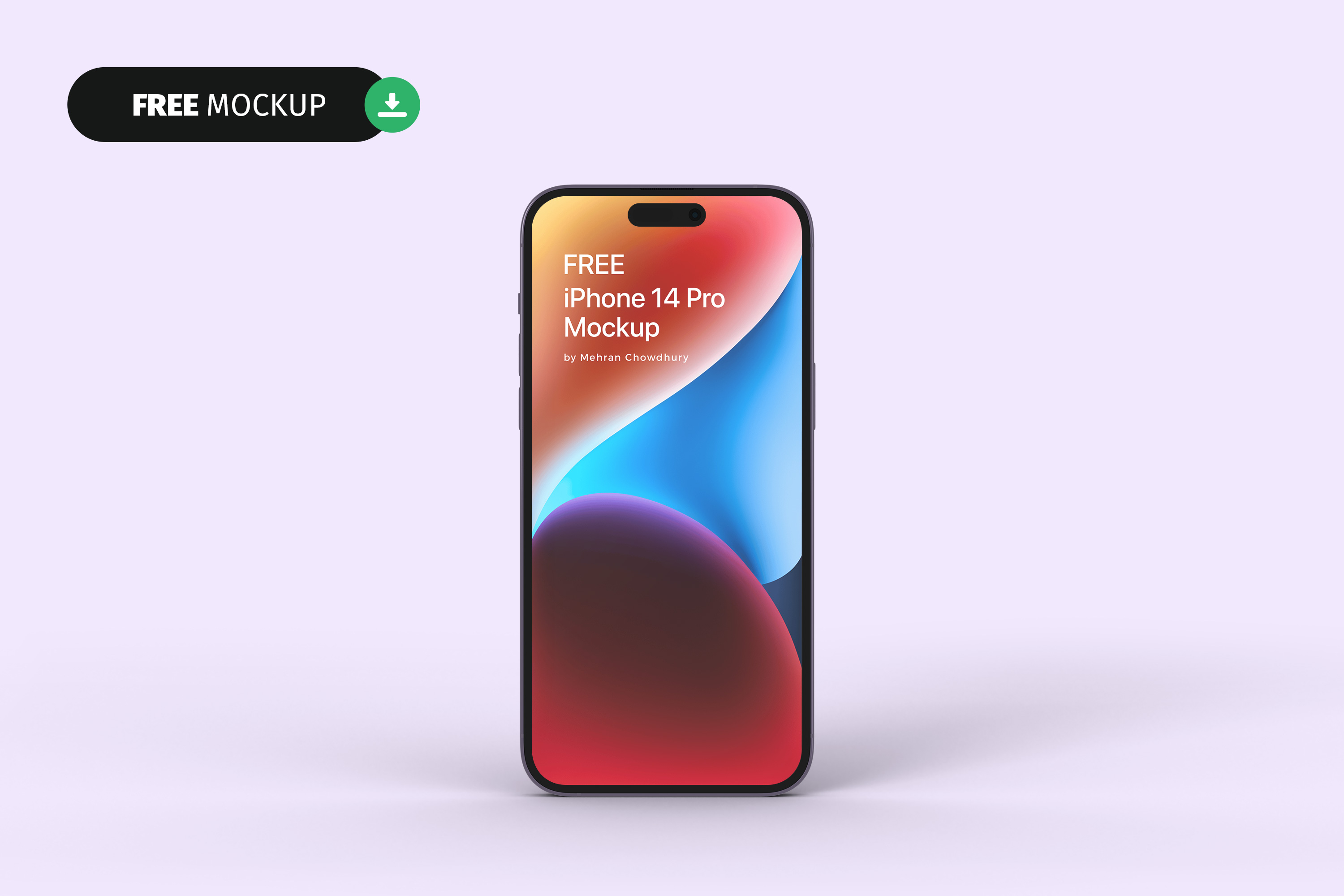 FREE iPhone 14 Pro and Pro Max Mockup