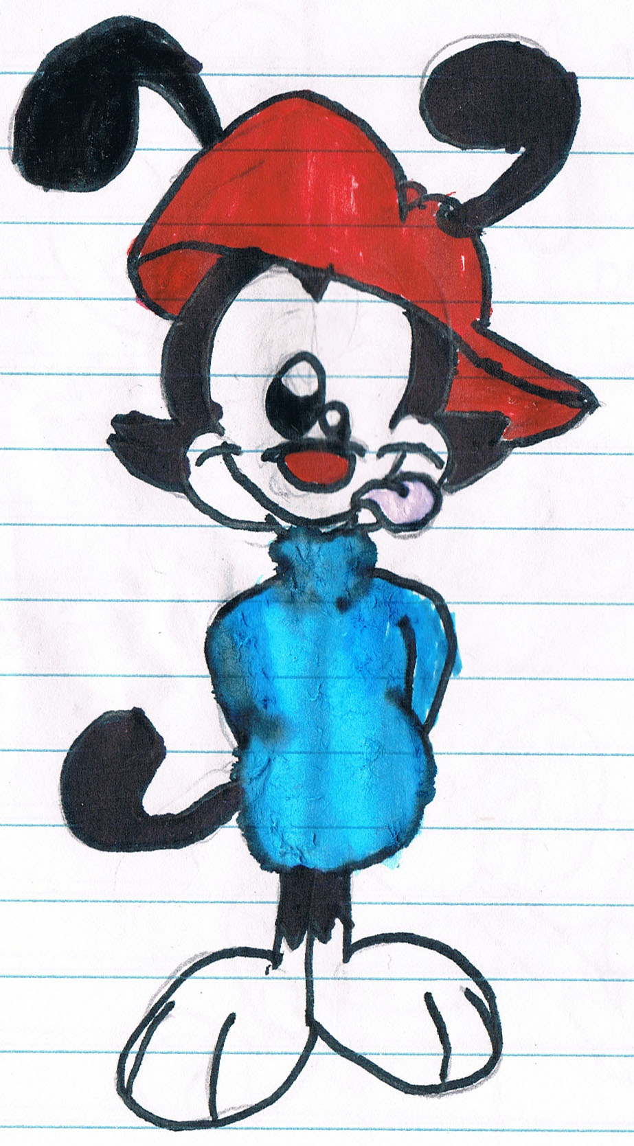 I'm attacking you with my doodles of Wakko again!