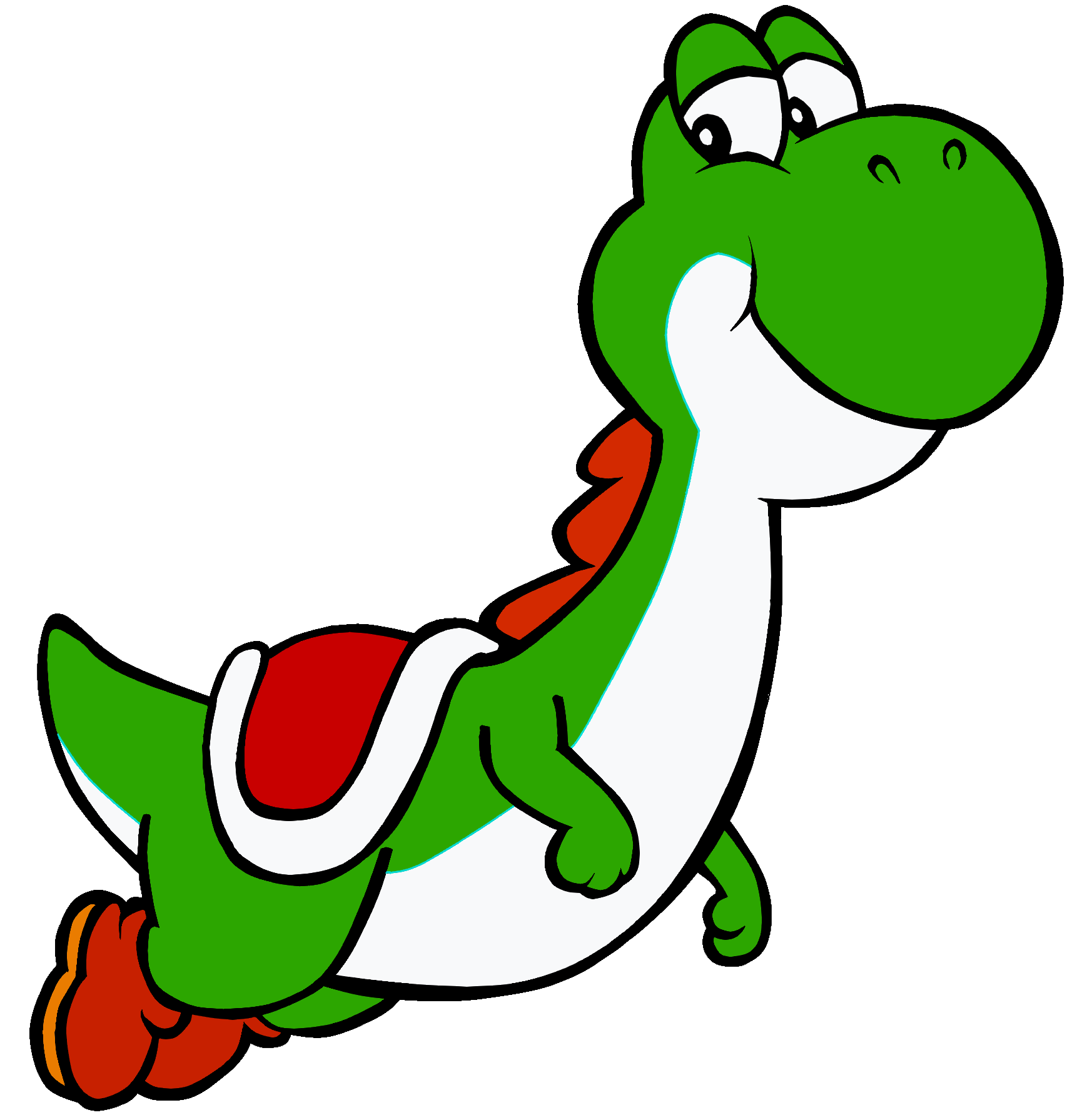 Yoshi the Dinosaur by Nixwerld on DeviantArt