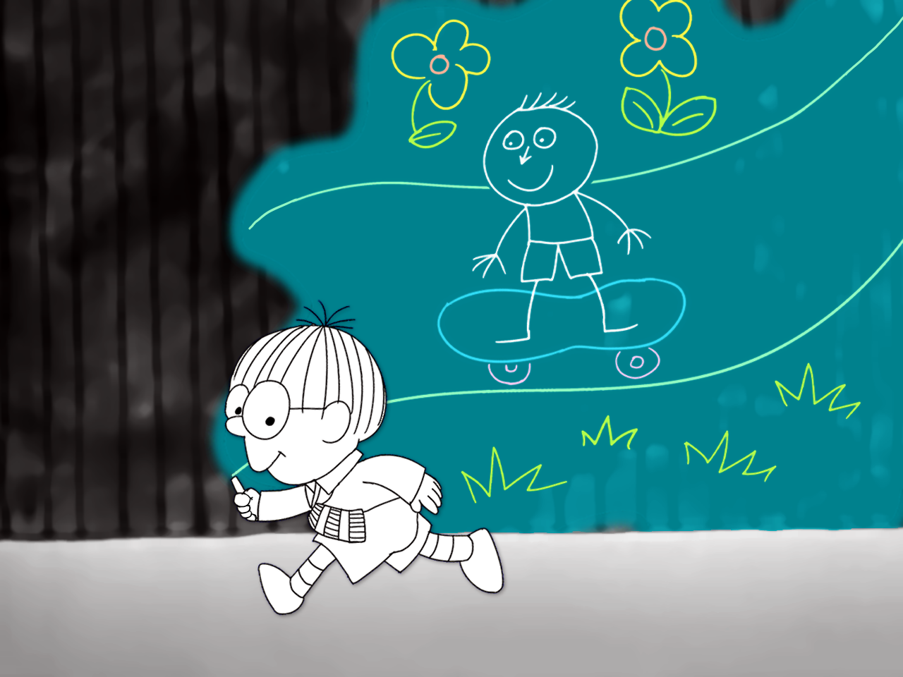 Simon and His Magic Chalk by NixWerld on DeviantArt Simon and His Magic Chalk by NixWerld on DeviantArt