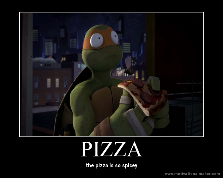 TMNT Poster-Pizza