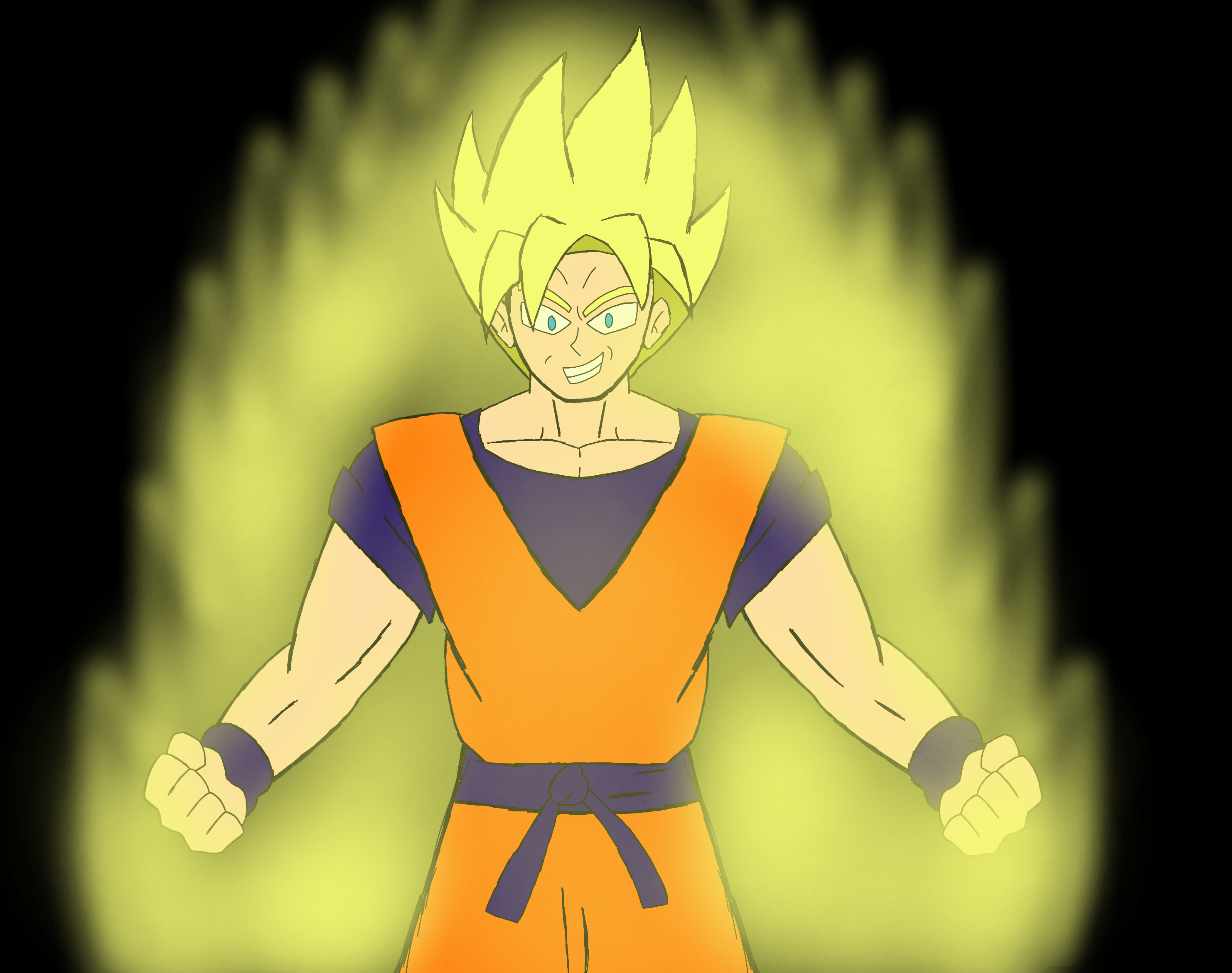 Son Goku Super Sayajin 4 by Theo001 on DeviantArt