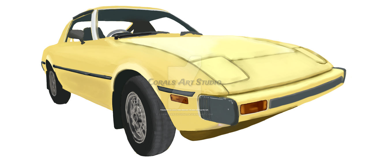Mazda Rx7 by CoralsArtStudio on DeviantArt