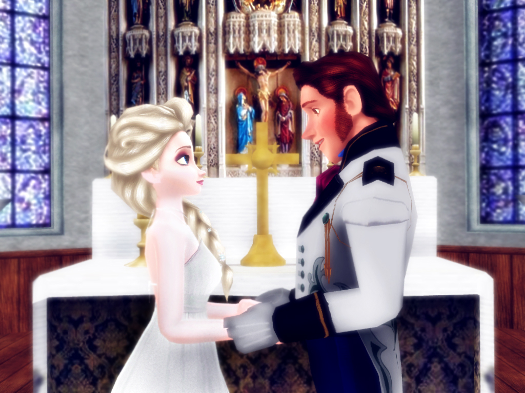 Hans and Elsa - Wedding