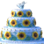 Frozen Fever Cake - Icon by Simmeh