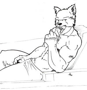 Seated Wolf