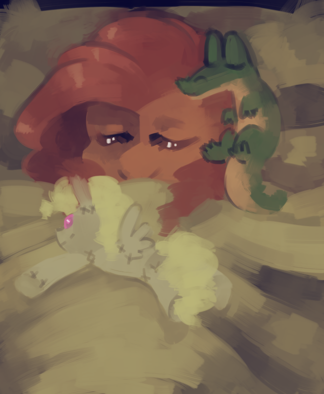 Sleepy Pie with her Gum Gum and Sur Sur Pise Doll