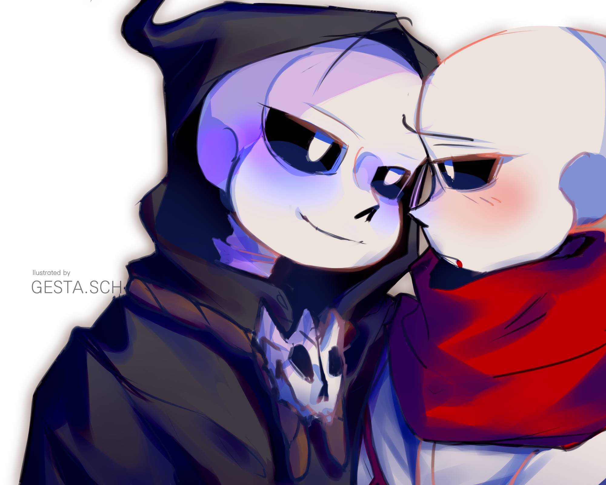 Reaper x Geno by SunlightHorrorSans on DeviantArt