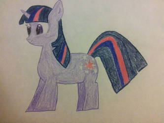 Twilight Sparkle Drawing (Colored Pencils)