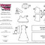 Monster High FL Draculaura dress pattern PART 1