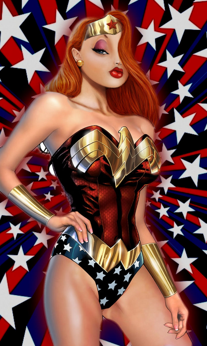 Jessica Rabbit as Wonder Woman