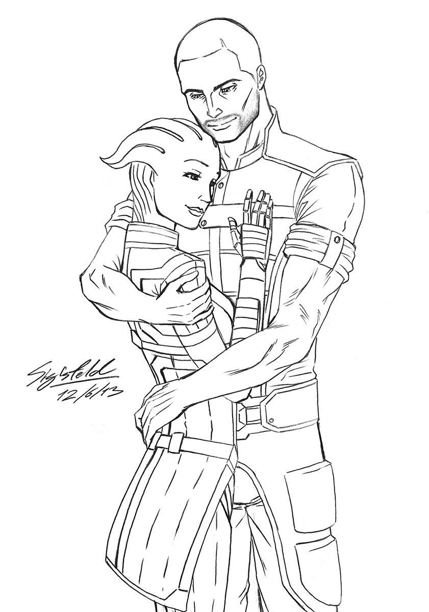 Liara and Shepard request