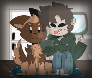 Baron and Lore as smol kids - Heartbound