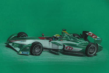 Formula E Jaguar legacy livery