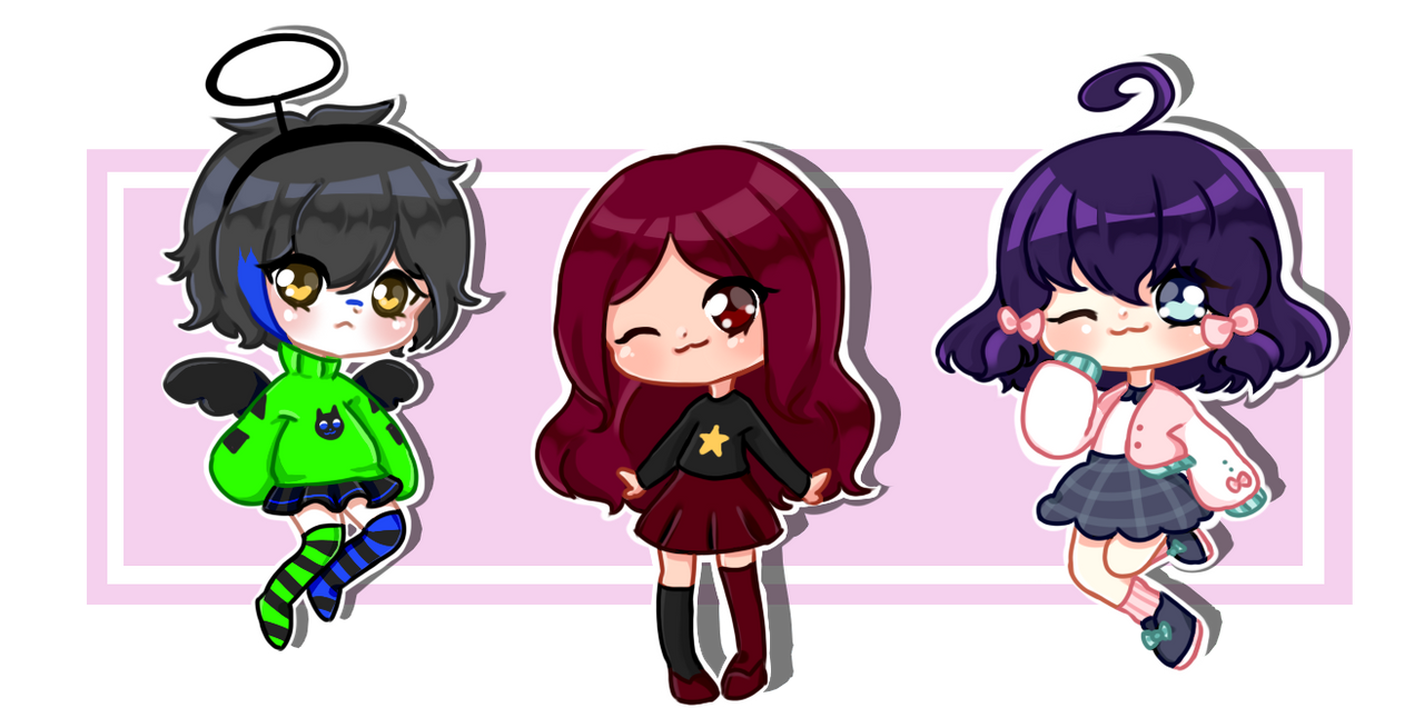 Chibi stickers 3 by Meekoshi on DeviantArt