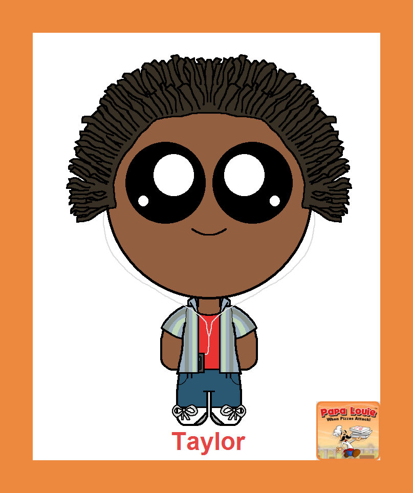 Taylor lives on the fourth floor of the Papa's Pizzeria Apartments. On  weekends, he loves to order a huge pizza and stay u…